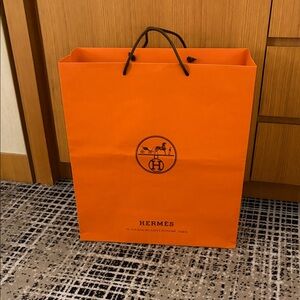 Orange Shopping Bag
